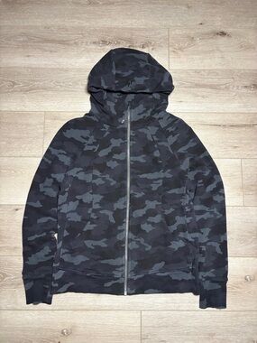 Lululemon scuba Full-Zip Hoodie Heritage 365 Camo Deep Coal Multi